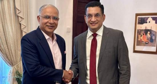 Santosh Jha, Ali Sabry Discuss Indo-Lanka Ties